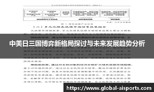 中美日三国博弈新格局探讨与未来发展趋势分析